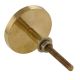 Golden Round Hammer Flat Brass Cabinet Knobs